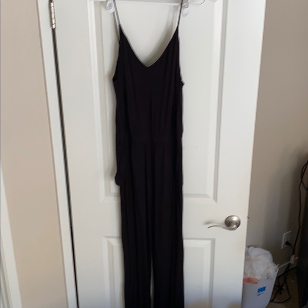 Black pant romper